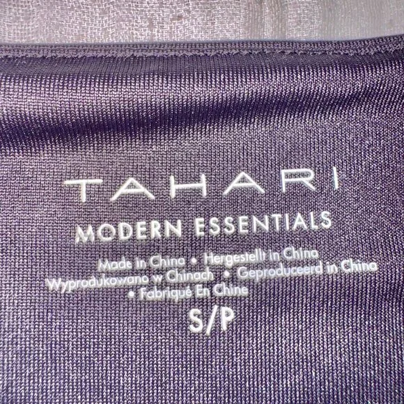 Silky Black Baby Sleeve Tee - Picture 4 of 4